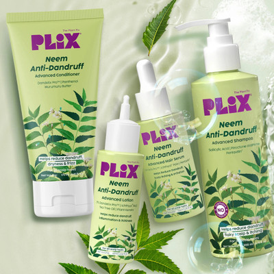 The Plant Fix Plix Neem Anti-Dandruff Advanced Shampoo, Conditioner, Serum & Lotion(4 Items in the set)