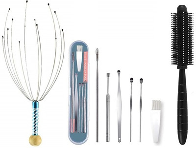 Lusty soul A Great Combo Of Head Massger\Scalp massager With Ear(3 Items in the set)