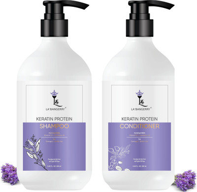 La'bangerry Keratin Protein Shampoo & Conditioner for Nourish & Repair Hair(2 Items in the set)