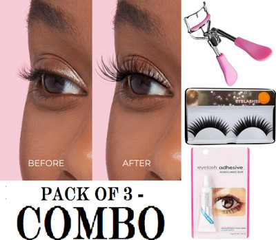 Sheny Waterproof Eyelash Glue and Eyelashes for Women (3 Items in the set)(1 Items in the set)