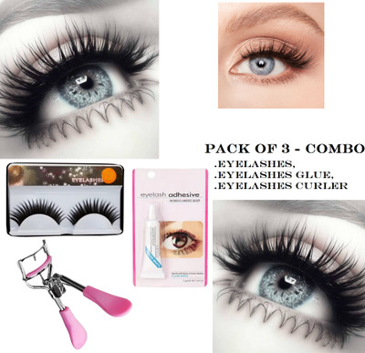 SHENY COLORS NEW COMBO EYELASH , CURLER , EYELASH GLUE (3 Items in the set)(3 Items in the set)