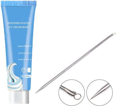Wonholli Moisturizing, Hydrating Ice Cream Mask ,White Head Removal Tools(2 Items in the set)