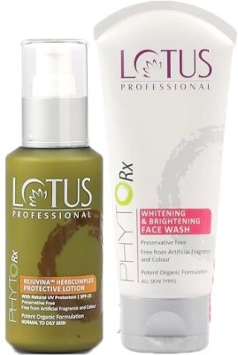 Lotus Professional PHYTORx Rejuvina Herbcomplex_100ml AND W&B Facewash_80g(2 Items in the set)