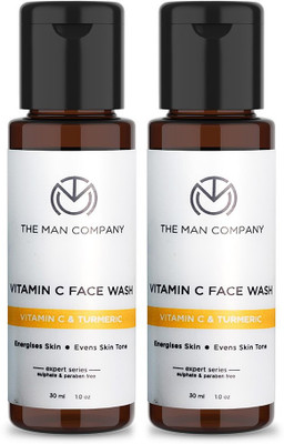 THE MAN COMPANY Vitamin C Facewash 30ml – pack of 2 (2 Items in the set)