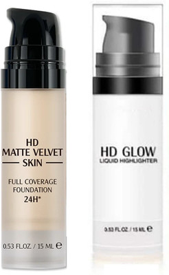 GFSU - GO FOR SOMETHING UNIQUE Blurs Pores primer with hd founadtion(2 Items in the set)