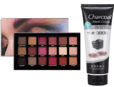 ghorela g 1 Rozi Golden Makeup Kit + 1 Charcoal Face Mask (Pack of 2)(1 Items in the set)