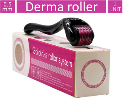 GOLDINKS Hair Growth Premium Effective DermaRoller 0.5 mm 540 Micro Needles for Hair and skin Home Use(1 Items in the set)