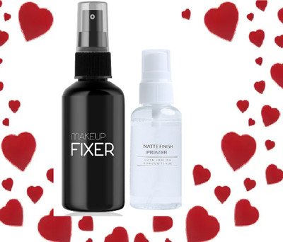 REIMICHI Combo of Makeup primer with Fixer Primer - 100 ml (Transparent) Primer-30ML(2 Items in the set)