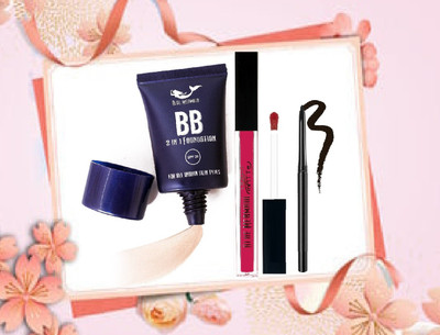 BLUEMERMAID Makeup Set Sweat Resistant,Lightweight,Waterproof,Smudge Proof (3 Items in the set)(3 Items in the set)