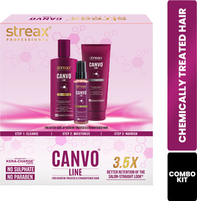 Streax Professional Canvoline Complete Hair Care Combo(3 Items in the set)