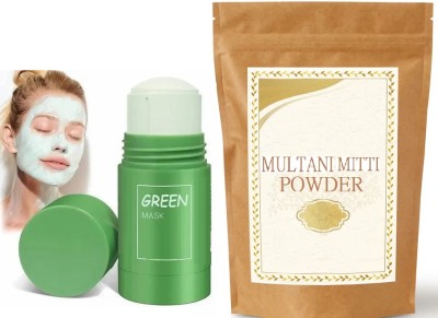 GFSU - GO FOR SOMETHING UNIQUE Multani Mitti Powder for face & hair pack(2 Items in the set)