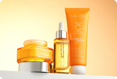 Me-On Vitamin C Sunscreen , Face Serum , Face Cream(3 Items in the set)