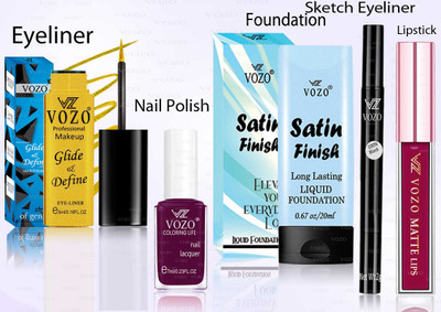 VOZO Makeup Combo Professional Cosmetic Kit with Ultra-Pigmented Set-273(5 Items in the set)