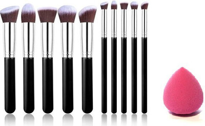 Pohok Makeup Brushes Set Tool Pro Foundation Eyeliner Eyeshadow(11 Items in the set)