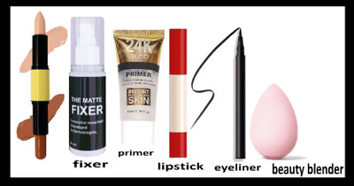 nn long lasting perfect new mini makeup combo set perfect pack of 6(6 Items in the set)