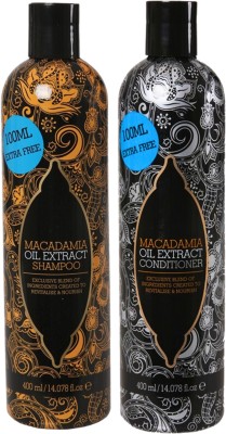 Xpel Marketing Macadamia Oil Extract Shampoo 400 ml & Conditioner 400 ml(2 Items in the set)