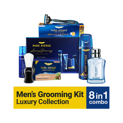 PARK AVENUE Luxury Grooming Kit for Men(8 Items in the set)