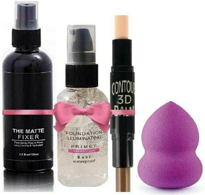 ADJD Perfect Makeup Combo For Professional & Personal Use(4 Items in the set)