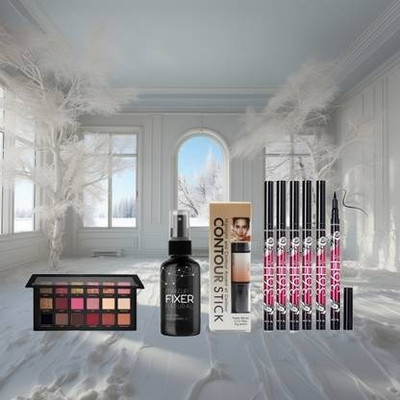 URBANUCANBE Combo Pack Of Makeup Fixer Natural Contour Stick Eyeshadow(1 Items in the set)