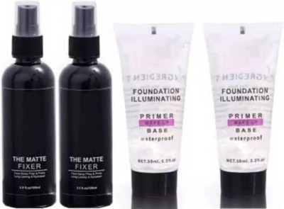 VIVIQ 2 Makeup Fixer Spray And 2 Tube primer(4 Items in the set)