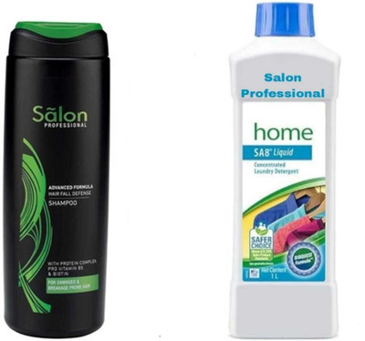 salon professional Advanced Formula Hair Fall Defence Shampoo with SA8 Liquid Concentrated Laundry Detergent 1L(2 Items in the set)