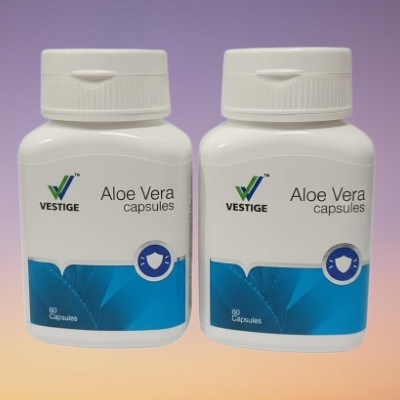 Vestige aloe vera capsule 2 pack of 2*(2 Items in the set)