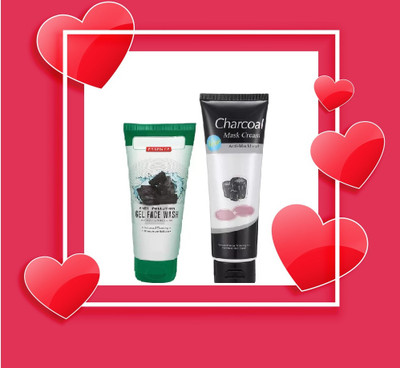 GFSU - GO FOR SOMETHING UNIQUE charcoal Face wash And Charcoal Tube mask(2 Items in the set)