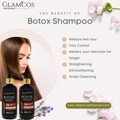 GLAMCOS professional Botox Shampoo And Conditioner Combo Pack (300Ml)(2 Items in the set)