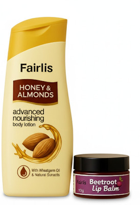 Fairlis Lip Hydration Balm with Skin Softening Body Lotion Kit(2 Items in the set)