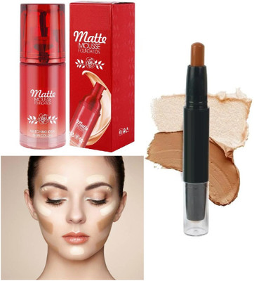 Maryville soft and smooth new foundation with contour stick pack of 2(2 Items in the set)