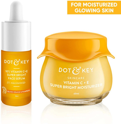 Dot & Key Vitamin C + E Superbright Skin Care Serum & Moisturizer Combo For Glowing Skin(2 Items in the set)