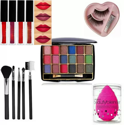 balaan's beauty bazar Makeup Kit Sets One-stop Beauty Package for Beginners and Professionals Set (5 Items in the set)(5 Items in the set)