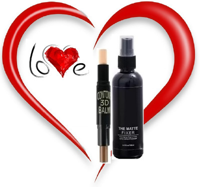 tanvi27 Water Proof & Long Lasting Face Makup Setting Fixer & Contour stick(2 Items in the set)