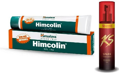 HIMALAYA Himcolin Gel 30 g with Spark Power series Body Spray 135 (2 Items in the set)