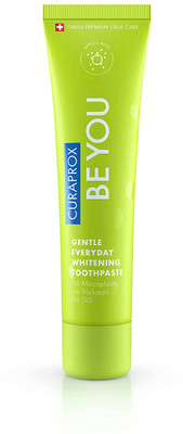 Curaprox Gentle Everyday Whitening Toothpaste (Apple + Aloe) 60ml x Pack of 1 Toothpaste(60 ml)