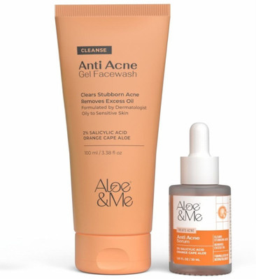 aloe&me Acne Control Power Duo – Face wash & Serum(2 Items in the set)