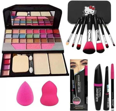 Hezruck All in one 6155 Makeup kit & Makeup Brushes with 2 Pc Makeup puff + 3 in1 Combo Set(4 Items in the set) Hezruck All in one 6155 Makeup kit & Makeup Brushes with 2 Pc Makeup puff + 3 in1 Combo Set(4 Items in the set)