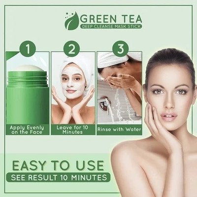 GABBU New Charcoal peel off mask& Green stick mask Face Shaping Mask2(2 Items in the set)
