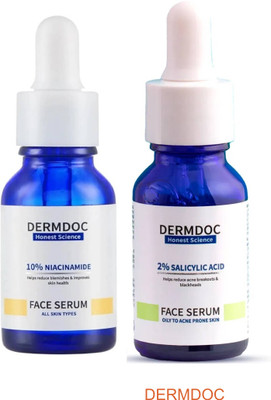 DermDoc Pack of 2 Acne Control Serums with BHA + Niacinamide(2 Items in the set)