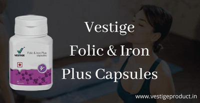 Vestige folic & iron plus 60 capsules(1 Items in the set)