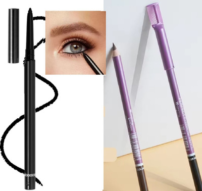 DYSOKAYO Kohl Kajal | Deep Black| Matte Finish WITH COMB EYEBROW PANCIL(2 Items in the set)