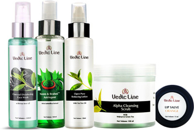 Vedic Line Tea Tree Skin Care Kit(5 Items in the set)