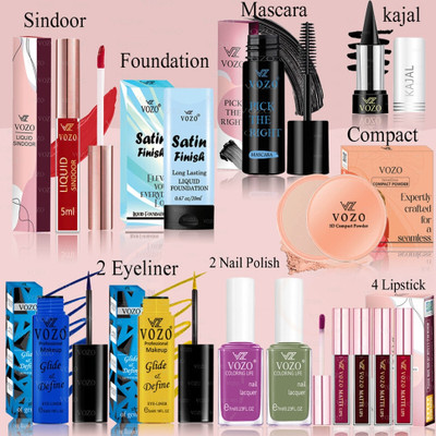 VOZO Makeup Combo Full Cosmetic Kit with High-Quality, Skin-Friendly -388(13 Items in the set)