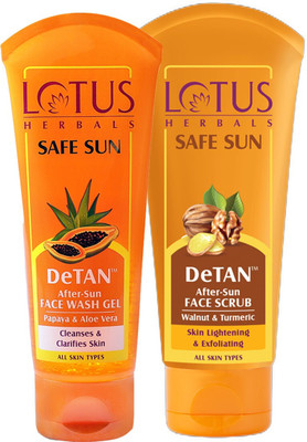 LOTUS HERBALS Safe Sun DeTan Daily Suncare Combo(2 Items in the set)