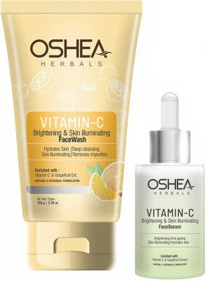 Oshea Herbals Vitamin C Brightening with Skin Illuminating Facewash & Serum Combo(2 Items in the set)