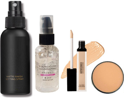 GABBU INSTANT MAKEUP FIXER SPRAY AND PRIMER COMBO EVER DAILY USE ABLE MAKEUP COMBO(4 Items in the set)