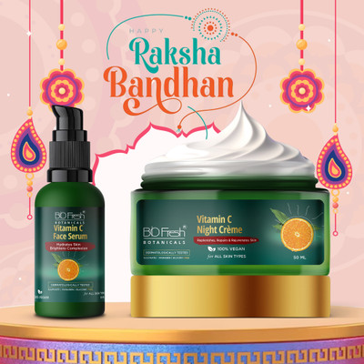Biofresh Botanicals Vitamin C Night Cream & Vitamin C Face Serum(2 Items in the set)