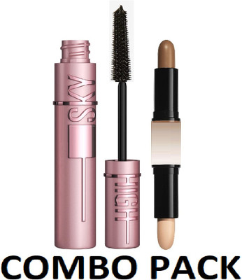 nn mascara with 2 in 1 contour stick super easy to use perfect pack of 2(2 Items in the set)