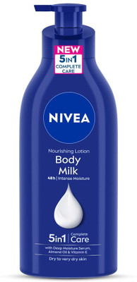 NIVEA Bodymilk 400ml pump lotion for all skin type Set of 1pc(400 ml)