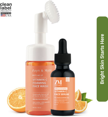 ZM Zayn & Myza Vitamin C Face Wash & Face Serum Combo(2 Items in the set)